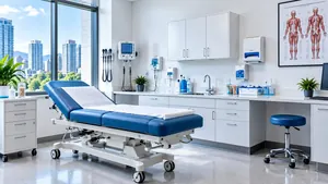 Medical clinic exam room in Vancouver